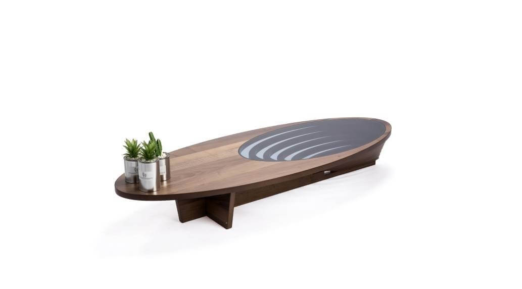 שולחן עץ לסלון דגם BOEING