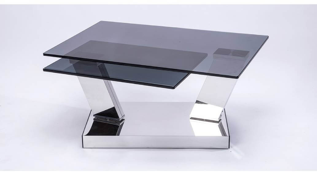 שולחן זכוכית לסלון דגם ISABELLE