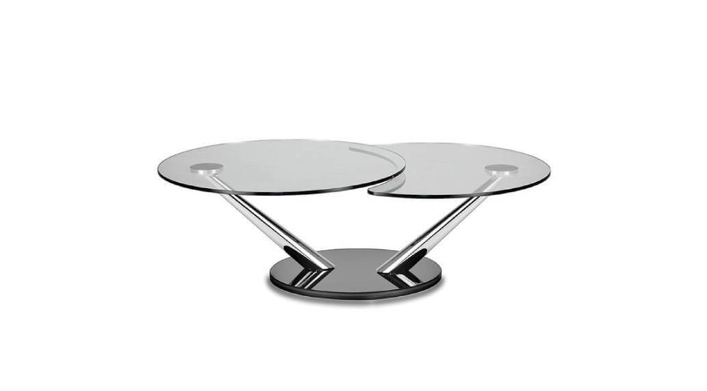 שולחן זכוכית לסלון דגם ABRA
