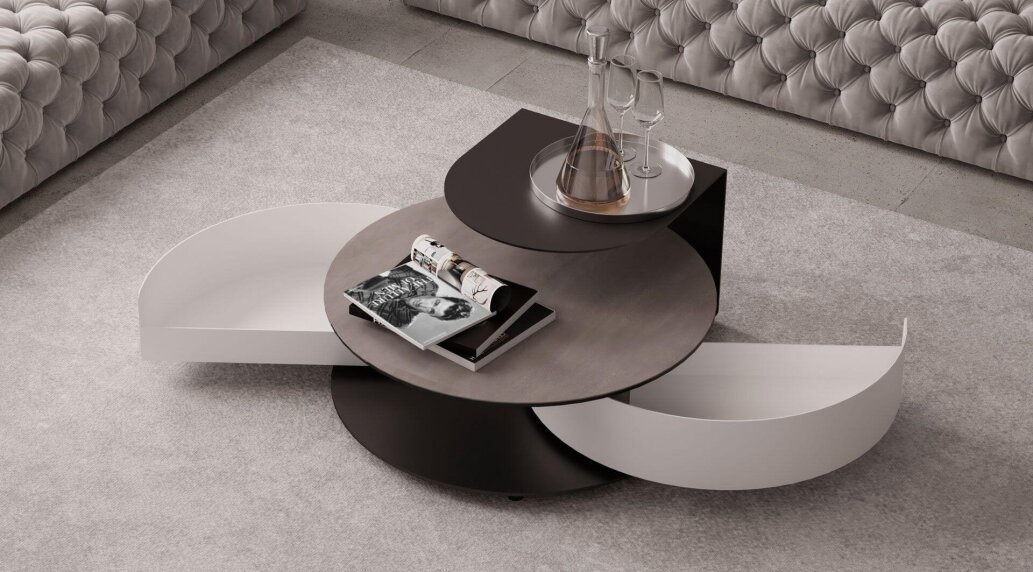 שולחן סלון נפתח דגם THETA SHELF
