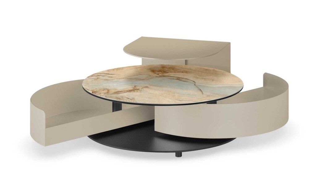 שולחן סלון נפתח דגם THETA SHELF