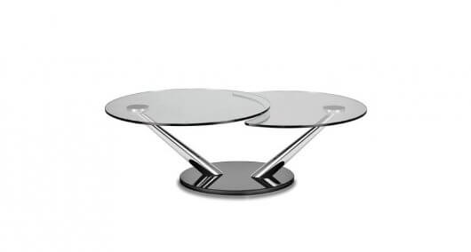 שולחן לסלון עם פלטה כפולה