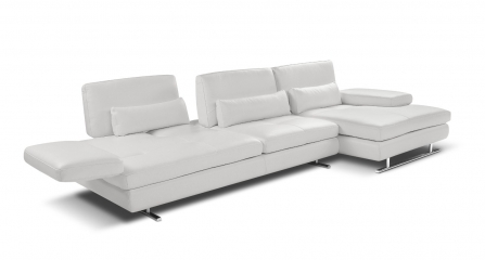 ספת שזלונג מעור serena