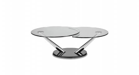 שולחן לסלון עם פלטה כפולה